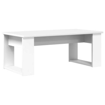 Kaffeetisch Set 2 Stk. Weiß 100 x 50 x 42 cm Holzwerkstoff