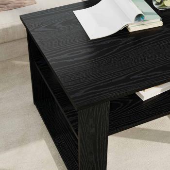 Couchtisch Schwarz Eichen-Optik 64 x 54 x 44 cm Holzwerkstoff