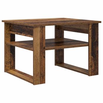 Couchtisch mit Speicher Altholz 64 x 54 x 44 cm Holzwerkstoff