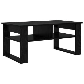 Couchtisch Schwarz Eichen-Optik 96 x 54 x 44 cm Holzwerkstoff