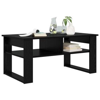 Couchtisch Schwarz Eichen-Optik 96 x 54 x 44 cm Holzwerkstoff