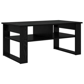 Couchtisch Schwarz Eichen-Optik 96 x 54 x 44 cm Holzwerkstoff