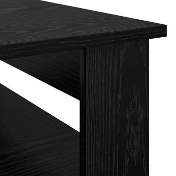 Couchtisch Schwarz Eichen-Optik 96 x 54 x 44 cm Holzwerkstoff