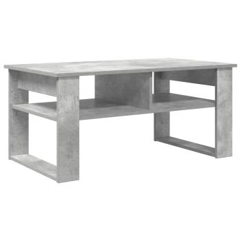 ARDEBO.de - Couchtisch Beton Grau 96 x 54 x 44 cm Holzwerkstoff