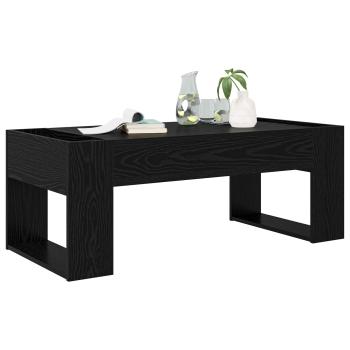 Couchtisch Schwarz Eichen-Optik 110 x 50 x 41 cm Holzwerkstoff