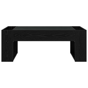 Couchtisch Schwarz Eichen-Optik 110 x 50 x 41 cm Holzwerkstoff
