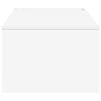 Couchtisch Weiß 95 x 50 x 34 cm Holzwerkstoff