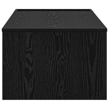Couchtisch Schwarz Eichen-Optik 95 x 50 x 34 cm Holzwerkstoff