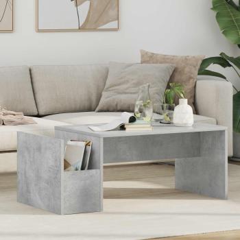 ARDEBO.de - Couchtisch Beton Grau 90 x 45 x 35 cm Holzwerkstoff