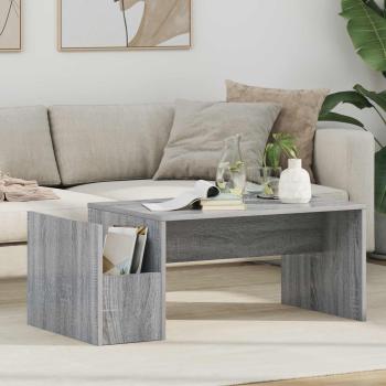 ARDEBO.de - Couchtisch Graues Sonoma 90 x 45 x 35 cm Holzwerkstoff