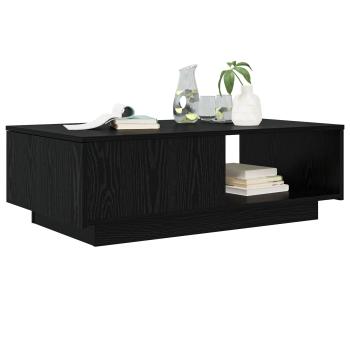 Couchtisch Schwarz Eichen-Optik 95 x 55 x 31 cm Holzwerkstoff