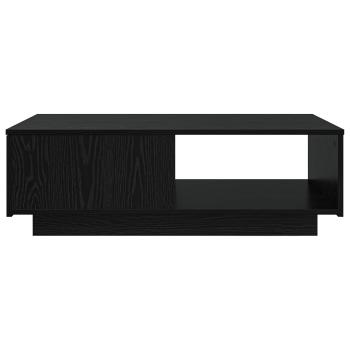 Couchtisch Schwarz Eichen-Optik 95 x 55 x 31 cm Holzwerkstoff