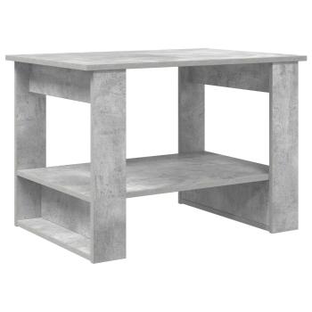 Couchtisch Beton Grau 72 x 50 x 50 cm Holzwerkstoff