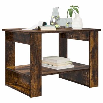 Couchtisch Geräucherte Eiche 72 x 50 x 50 cm Holzwerkstoff
