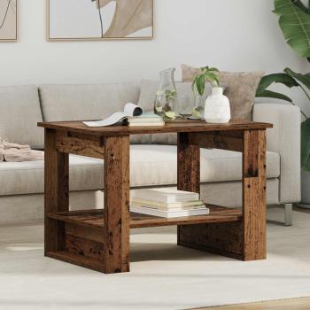 ARDEBO.de - Couchtisch Altholz 72 x 50 x 50 cm Holzwerkstoff