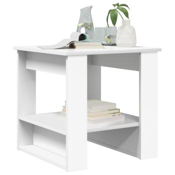 Couchtisch Weiß 51 x 50 x 50 cm Holzwerkstoff