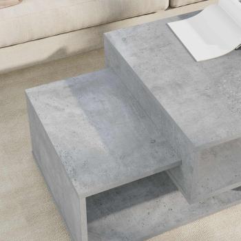 Couchtisch Beton Grau 105 x 50 x 32,5 cm Holzwerkstoff