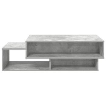 Couchtisch Beton Grau 105 x 50 x 32,5 cm Holzwerkstoff
