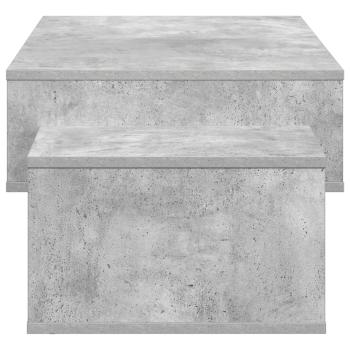 Couchtisch Beton Grau 105 x 50 x 32,5 cm Holzwerkstoff