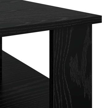 Couchtisch Schwarz Eichen-Optik 90 x 50 x 40 cm Holzwerkstoff