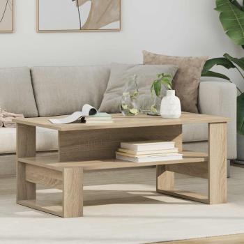 ARDEBO.de - Couchtisch Sonoma-Eiche 90 x 50 x 40 cm Holzwerkstoff