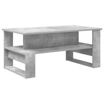 Couchtisch Beton Grau 90 x 50 x 40 cm Holzwerkstoff