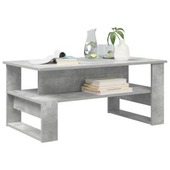 Couchtisch Beton Grau 90 x 50 x 40 cm Holzwerkstoff
