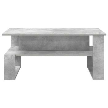 Couchtisch Beton Grau 90 x 50 x 40 cm Holzwerkstoff
