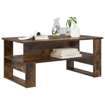 Couchtisch Geräucherte Eiche 90 x 50 x 40 cm Holzwerkstoff