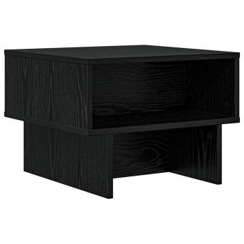 Couchtisch Schwarz Eichen-Optik 48 x 46 x 35 cm Holzwerkstoff