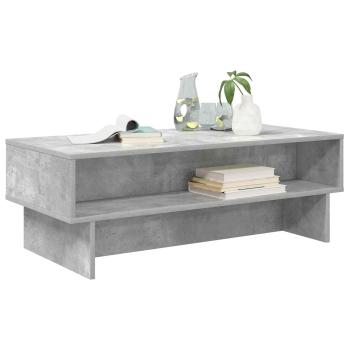 Couchtisch Beton Grau 100 x 46 x 35 cm Holzwerkstoff