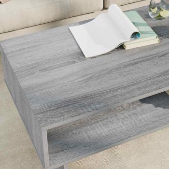 Couchtisch Graues Sonoma 100 x 46 x 35 cm Holzwerkstoff