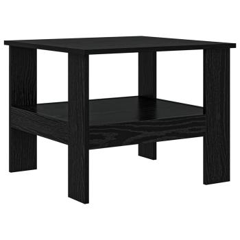 Couchtisch Schwarz Eichen-Optik 57 x 55 x 45 cm Holzwerkstoff