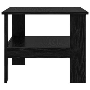 Couchtisch Schwarz Eichen-Optik 57 x 55 x 45 cm Holzwerkstoff