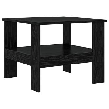 Couchtisch Schwarz Eichen-Optik 57 x 55 x 45 cm Holzwerkstoff