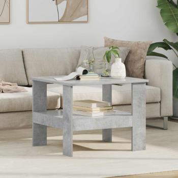 ARDEBO.de - Couchtisch Beton Grau 57 x 55 x 45 cm Holzwerkstoff