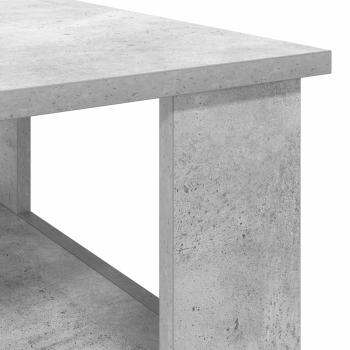 Couchtisch Beton Grau 57 x 55 x 45 cm Holzwerkstoff
