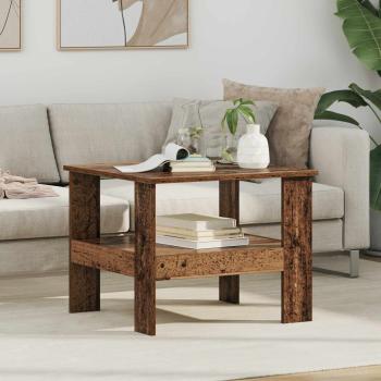 ARDEBO.de - Couchtisch Altholz 57 x 55 x 45 cm Holzwerkstoff