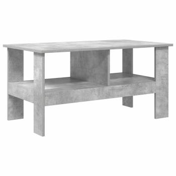 Couchtisch Beton Grau 90 x 50 x 45 cm Holzwerkstoff