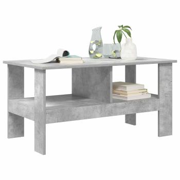 Couchtisch Beton Grau 90 x 50 x 45 cm Holzwerkstoff
