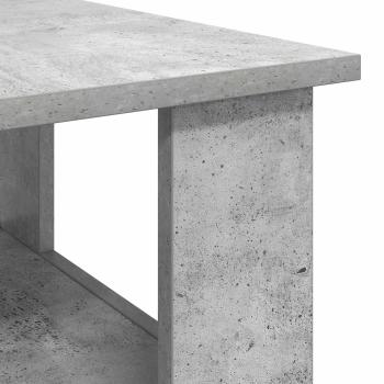Couchtisch Beton Grau 90 x 50 x 45 cm Holzwerkstoff