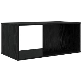 Kaffeetisch Set 2 Stk. Schwarz Eichen-Optik 90 x 48 x 40 cm