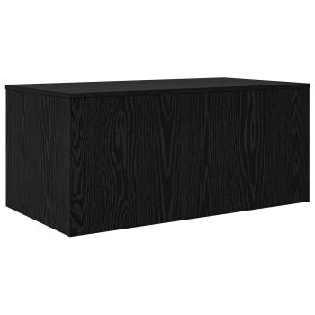 Kaffeetisch Set 2 Stk. Schwarz Eichen-Optik 90 x 48 x 40 cm