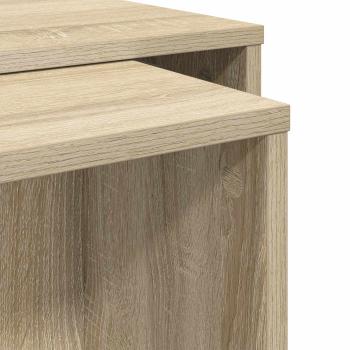 Kaffeetisch Set 2 pcs Sonoma-Eiche Holzwerkstoff
