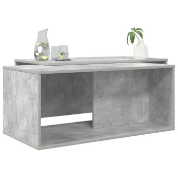 Kaffeetisch Set 2 stk. Betongrau 90 x 48 x 40 cm Holzwerkstoff