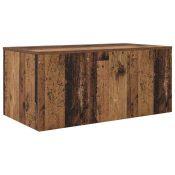 Kaffeetisch Set 2 pcs Altholz Holzwerkstoff