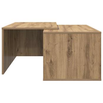 Kaffeetisch Set 2 Stk. Artisan-Eiche 90 x 48 x 40 cm