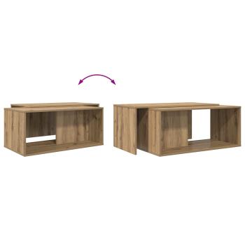 Kaffeetisch Set 2 Stk. Artisan-Eiche 90 x 48 x 40 cm