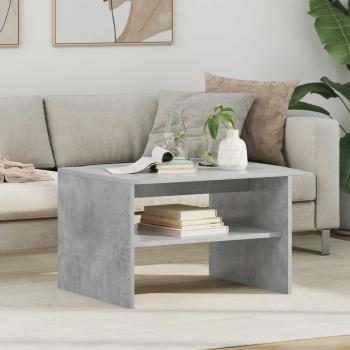 ARDEBO.de - Couchtisch Beton Grau 60 x 50 x 40 cm Holzwerkstoff