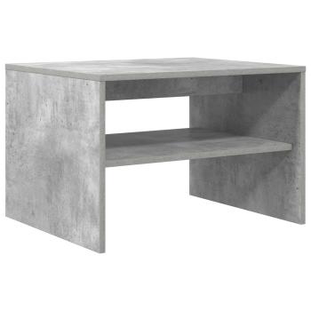 Couchtisch Beton Grau 60 x 50 x 40 cm Holzwerkstoff